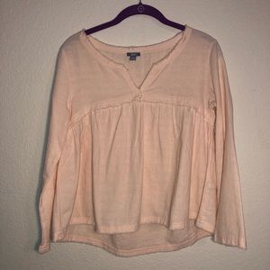 Aerie long sleeve blouse